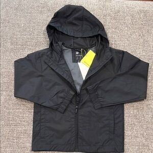 all in motion Black Windbreaker Boys M - NWT